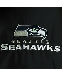 Men's Dunbrooke Navy Seattle Seahawks Logo Legacy Stadium Full-Zip Jacket
