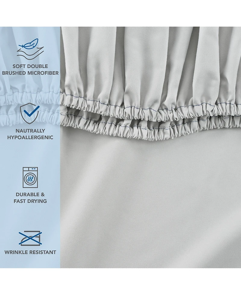 Host & Home Bulk Fitted Microfiber Sheets