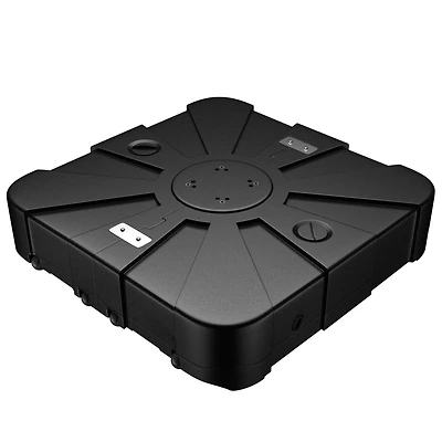 Mondawe Heavy-Duty Hdpe Patio Umbrella Base Stand for Cantilever Umbrellas with Wheels