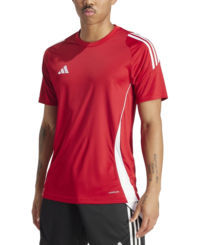 adidas Men's Tiro 24 Slim-fit Performance 3-Stripes Jersey
