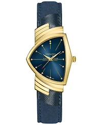 Hamilton Women's Swiss Ventura Blue Textile Strap Watch 32x50mm