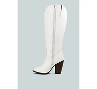 Great-storm Womens Suede Leather Calf Boots
