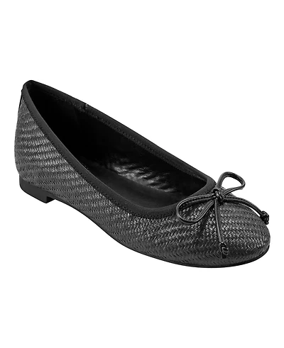 Bandolino Women's Paprika Bow Detail Ballet Flats - Woven