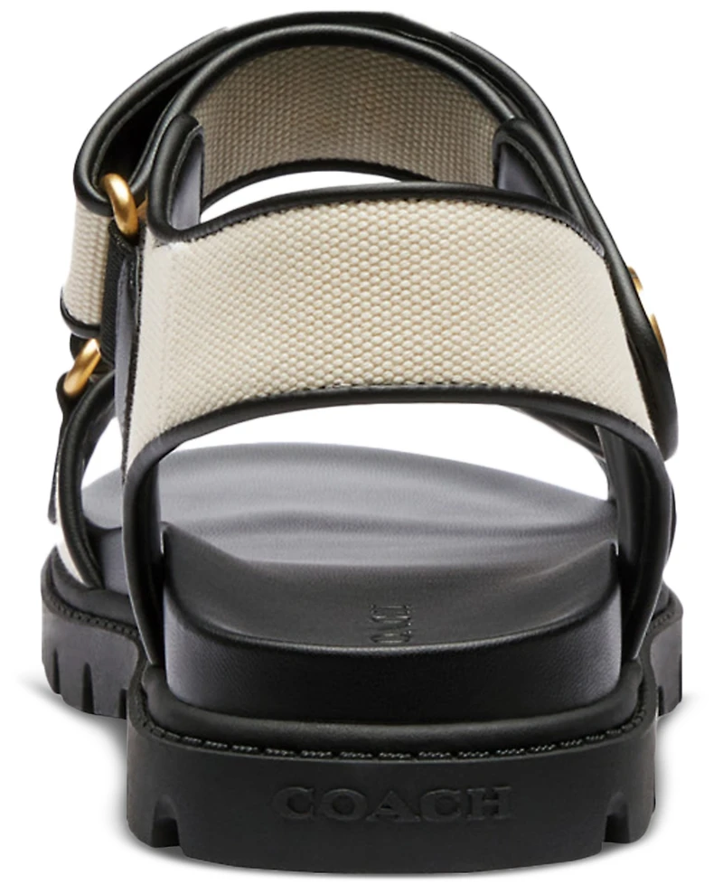 Coach Women's Brynn Double-Band Sporty Lug-Sole Footbed Sandals