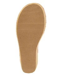 Kenneth Cole Reaction Women's Fine Glass Weave Two-Piece Wedge Sandals