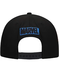 Men's Black Captain America Marvel 60th Anniversary Snapback Hat