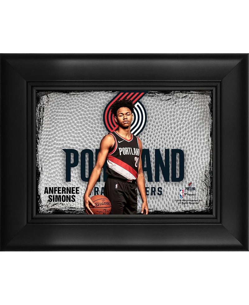 Anfernee Simons Portland Trail Blazers Framed 5" x 7" Player Collage