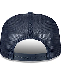 Men's New Era Navy New England Patriots Instant Replay 9FIFTY Snapback Hat