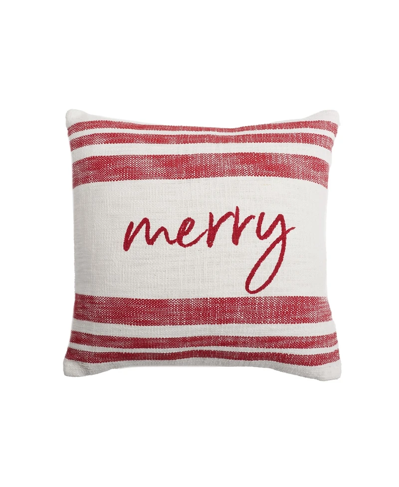 Morgan Merry Woven Throw Pillow