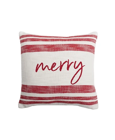 Morgan Merry Woven Throw Pillow