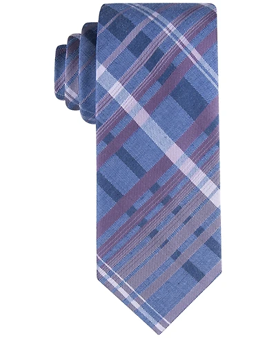 Calvin Klein Men's Large Ombre Grid Tie