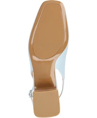 Journee Collection Women's Everlee Slingback Square Toe Pumps
