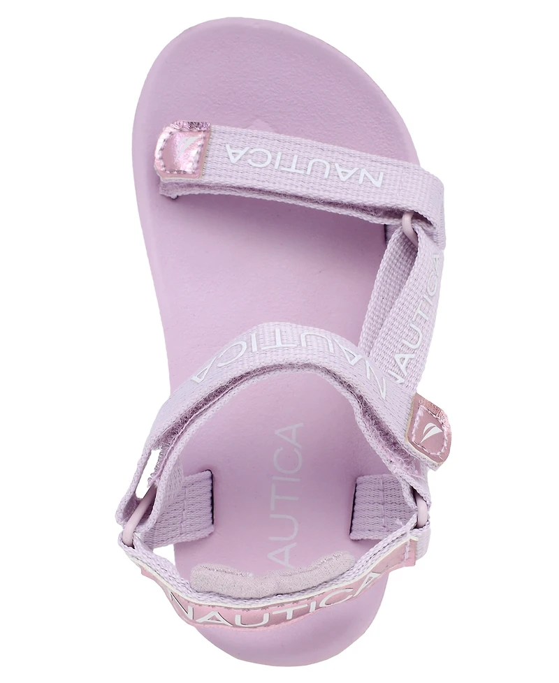 Nautica Little and Toddler Girls Avelino Casual Sandals
