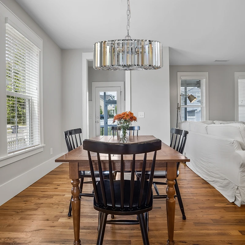 Streamdale Crystal Chandelier Round Luxury Lamp