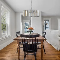 Streamdale Crystal Chandelier Round Luxury Lamp
