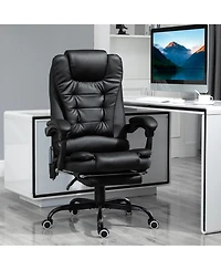 Vinsetto 7-Point Vibrating Massage Office Chair with High Back