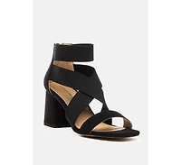 Benicia Elastic Strappy Sandal Womens