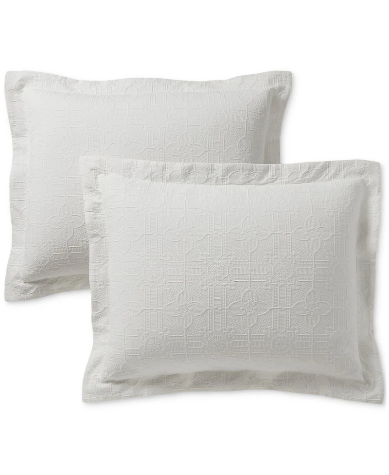 Lauren Ralph Sascha Textured Medallion Duvet Cover Set, Full/Queen