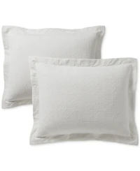 Lauren Ralph Sascha Textured Medallion Duvet Cover Set, Full/Queen