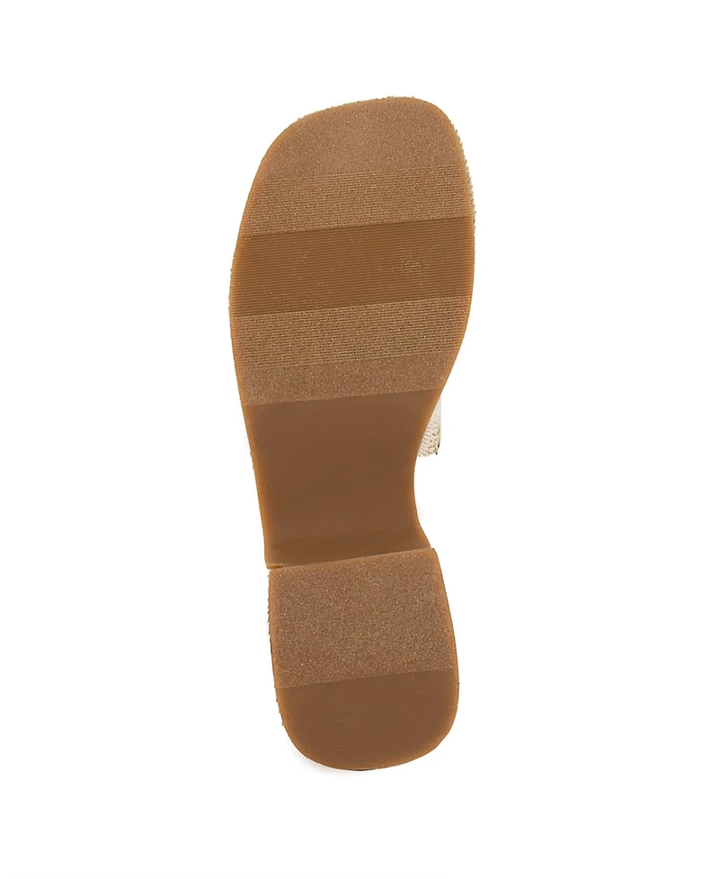 Sugar Women's Remote Embellished Buckle Espadrille Sandals
