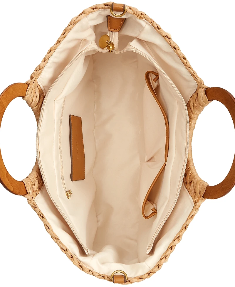 Style & Co Straw Tote Crossbody, Exclusively at Macy's