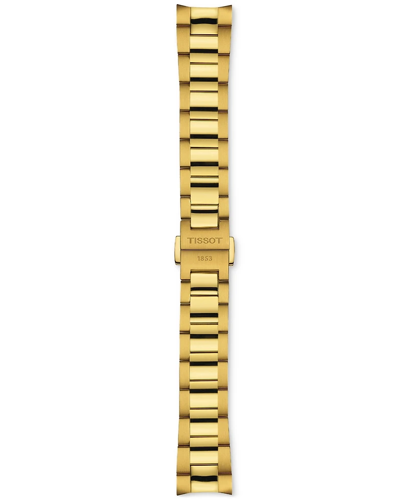 Tissot Unisex Swiss Pr 100 Gold Pvd Bracelet Watch 34mm