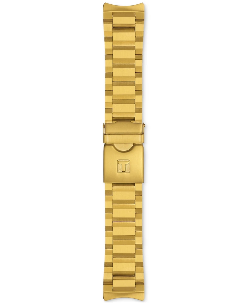Tissot Men's Swiss Chronograph Supersport Gts Gold Pvd Stainless Steel Bracelet Watch 46mm