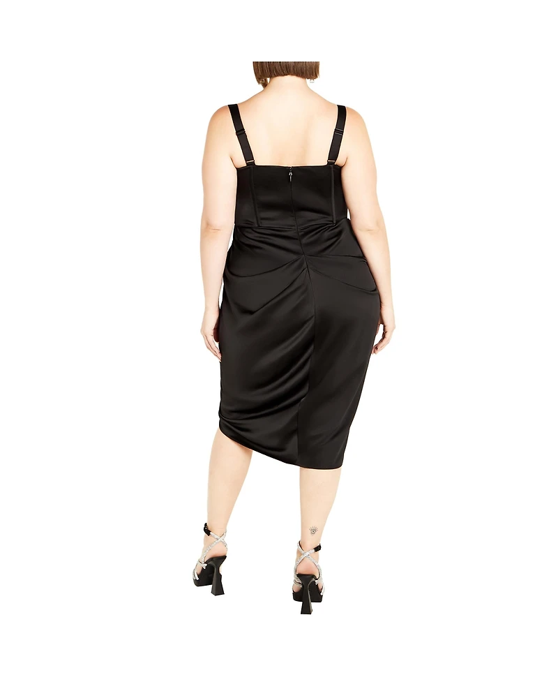 City Chic Women's Sloane Tulip Midi Dress