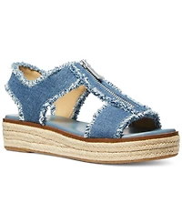 Michael Michael Kors Women's Berkley Zip Espadrille Platform Sandals