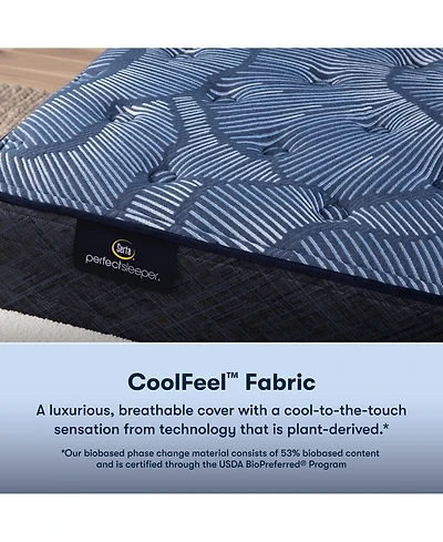 Serta Perfect Sleeper Cobalt Calm 13" Plush Mattress-Twin