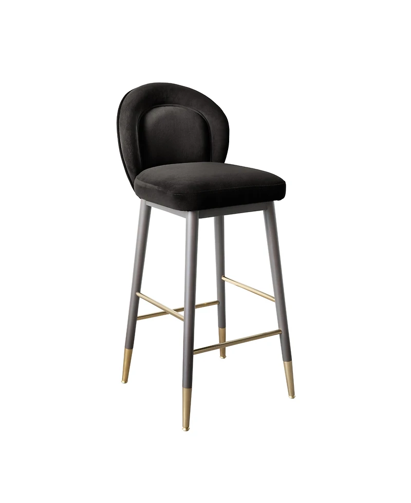 Tov Furniture 1 Pc. Velvet Barstool