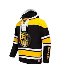 Men's Freeze Max Bumblebee Black Transformers Hockey Pullover Hoodie