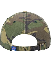 Men's '47 Brand Camo Buffalo Bills Woodland Clean Up Adjustable Hat