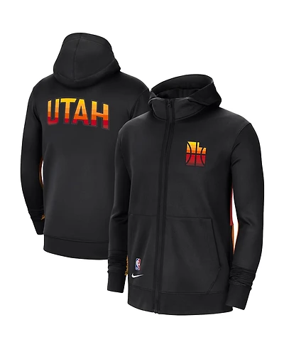 Men's Nike Black Utah Jazz 2020/21 City Edition Showtime Performance Full-Zip Hoodie