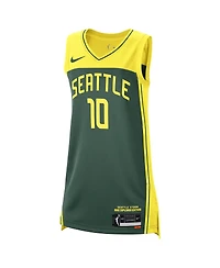 Women's Nike Sue Bird Green Seattle Storm 2021 Explorer Edition Victory Player Jersey