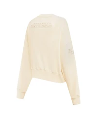 Women's Pro Standard Cream Nashville Predators Neutral Pullover Sweatshirt