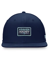 Men's Fanatics Deep Sea Blue Seattle Kraken Authentic Pro Prime Snapback Hat