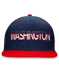 Men's Fanatics Navy, Red Washington Capitals Authentic Pro Rink Two-Tone Snapback Hat