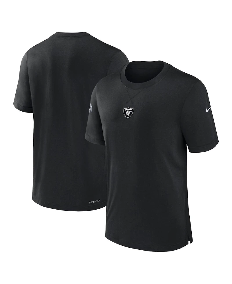 Men's Nike Black Las Vegas Raiders 2023 Sideline Performance T-shirt