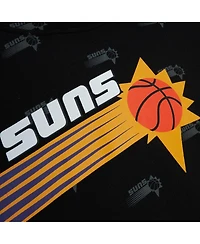 Men's Mitchell & Ness Black Phoenix Suns Hardwood Classics Allover Print Pullover Hoodie