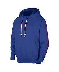 Men's Nike Royal Philadelphia 76ers Authentic Performance Pullover Hoodie