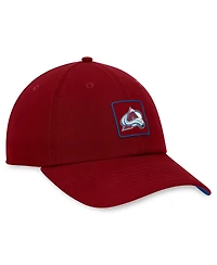 Men's Fanatics Burgundy Colorado Avalanche Authentic Pro Rink Adjustable Hat