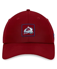 Men's Fanatics Burgundy Colorado Avalanche Authentic Pro Rink Adjustable Hat