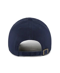 Women's '47 Brand Navy Memphis Grizzlies Confetti Undervisor Clean Up Adjustable Hat