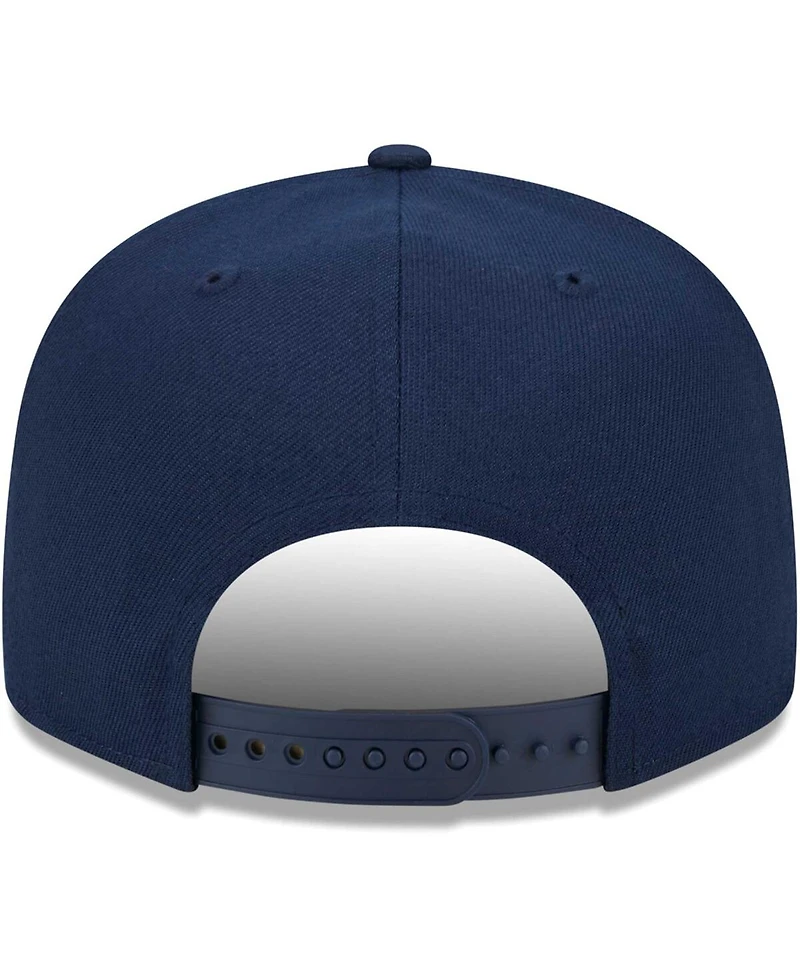 Men's New Era Navy New England Patriots Main Script 9FIFTY Snapback Hat