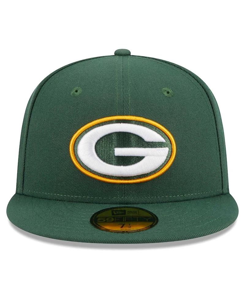 Men's New Era Green Bay Packers Main Patch 59FIFTY Fitted Hat