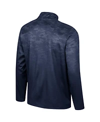 Men's Colosseum Navy Penn State Nittany Lions The Machine Half-Zip Jacket