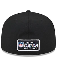 Men's New Era Black New Orleans Saints 2023 Nfl Crucial Catch 59FIFTY Fitted Hat