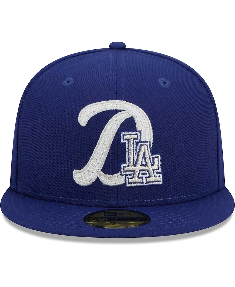 Men's New Era Royal Los Angeles Dodgers Duo Logo 59FIFTY Fitted Hat