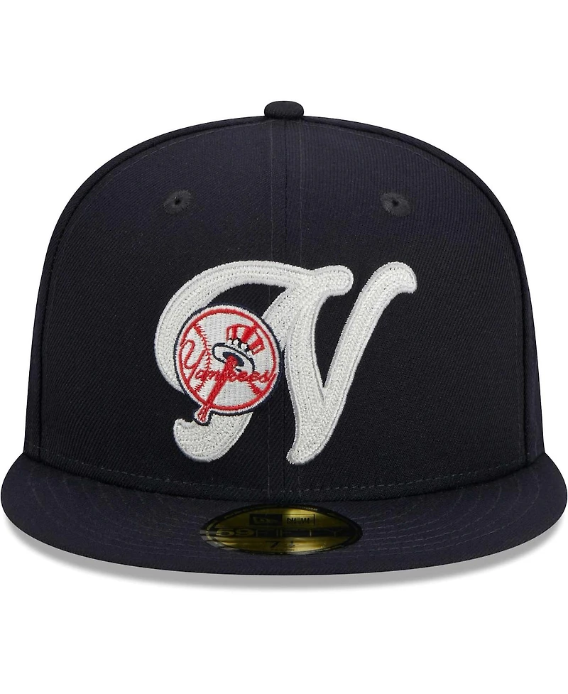 Men's New Era Navy York Yankees Duo Logo 59FIFTY Fitted Hat
